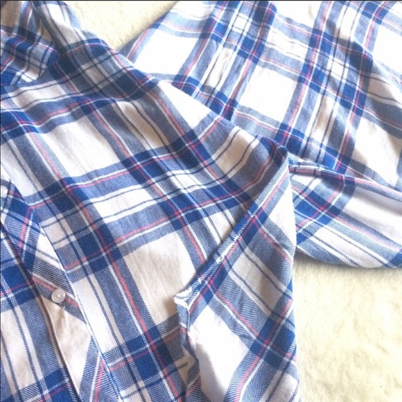 Rails Plaid Long Tunic Button Down - Picture 5 of 5